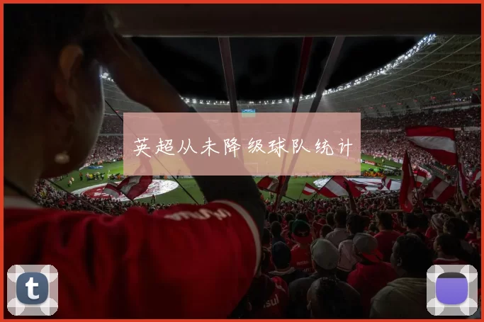 英超从未降级球队统计